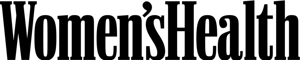 Text 'Women's Health' in a green font on a black background