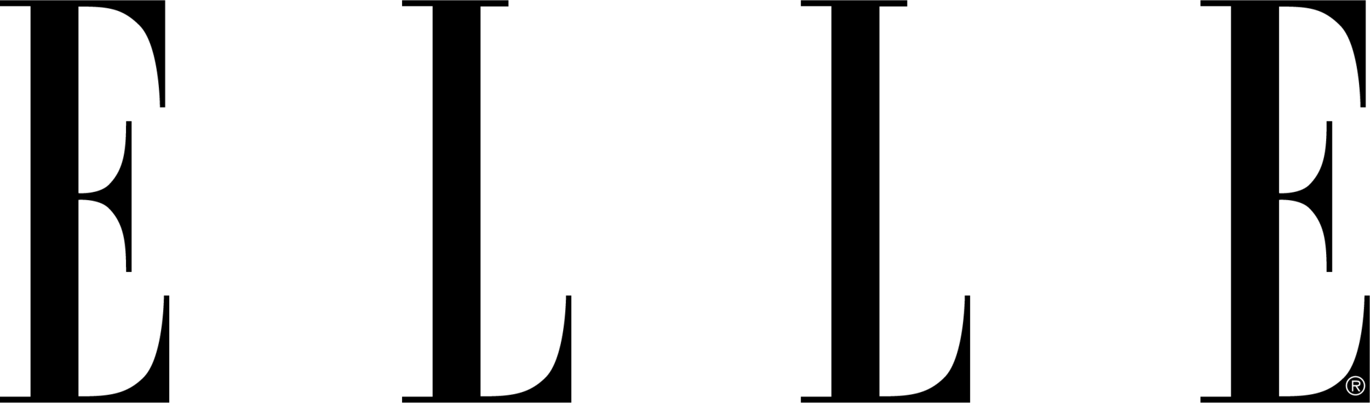 Green 'ELLE' logo on a green background