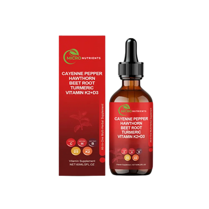 Supplement bottle and packaging with 'Micro Nutrients' branding on a white background