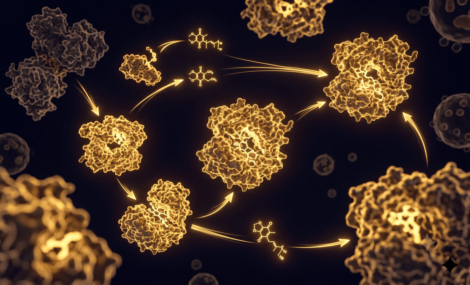 Pile of yellow powder on a transparent background